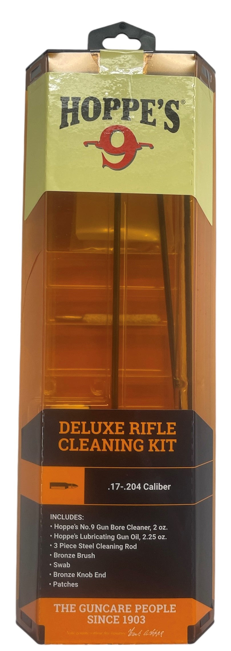 HOPPES .17CAL .204 DELUXE RIFLE CLEANING KIT