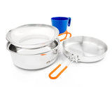 GSI GLACIER STAINLESS MESS KIT 1 PERSON