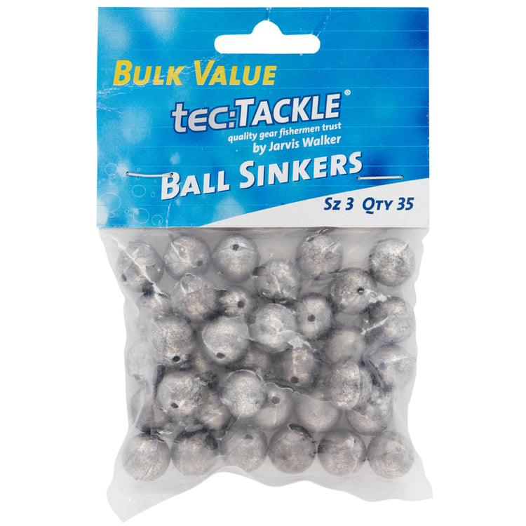 TEC TACKLE BALL SINKER 70PC