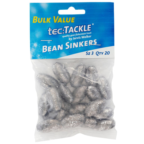 TEC TACKLE BEAN SINKER 50PC