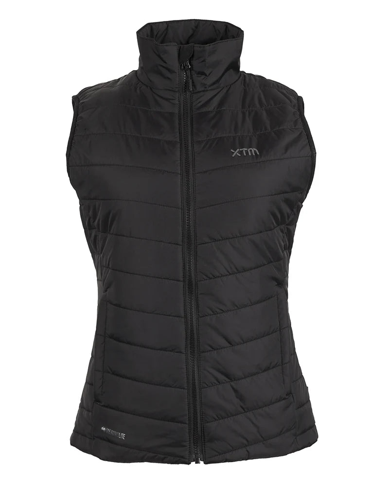 XTM HIGHLANDER WOMENS INSULATED PUFFER VEST BLACK