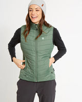 XTM HIGHLANDER WOMENS INSULATED PUFFER VEST SPRUCE GREEN