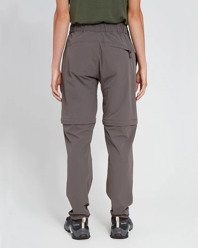 XTM WOMENS WYE RIVER ZIP-OFF HIKE PANTS PAVEMENT