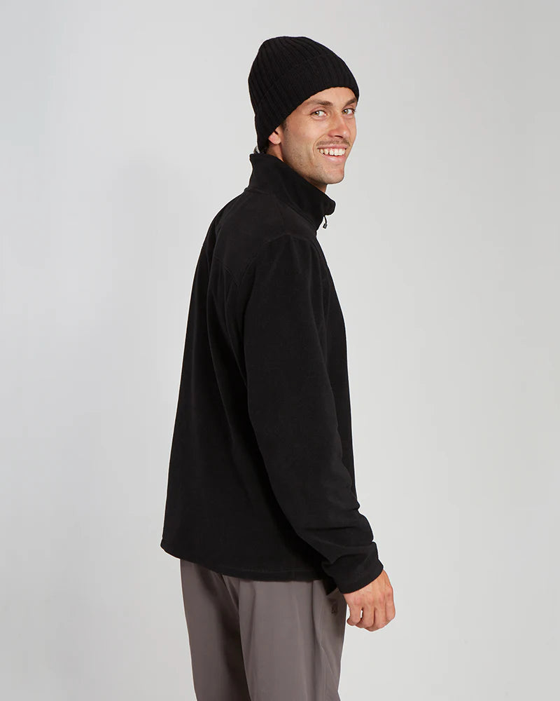 XTM MARENGO 1/4 NECK FLEECE MENS BLACK