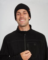 XTM MARENGO 1/4 NECK FLEECE MENS BLACK