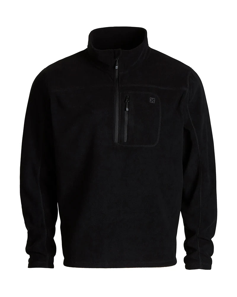 XTM MARENGO 1/4 NECK FLEECE MENS BLACK