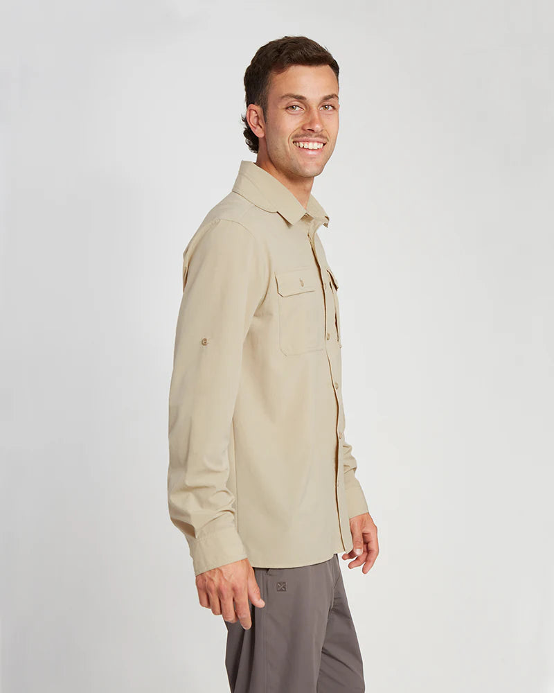 XTM DUNKELD MENS LONG SLEEVE SHIRT SAND