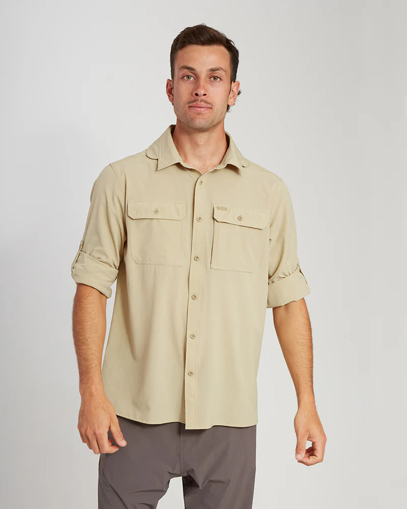 XTM DUNKELD MENS LONG SLEEVE SHIRT SAND