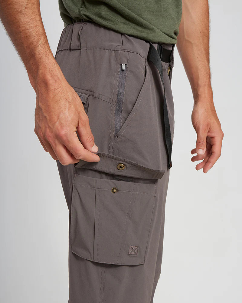 XTM STURGEON MENS ZIP-OFF HIKE PANTS PAVEMENT