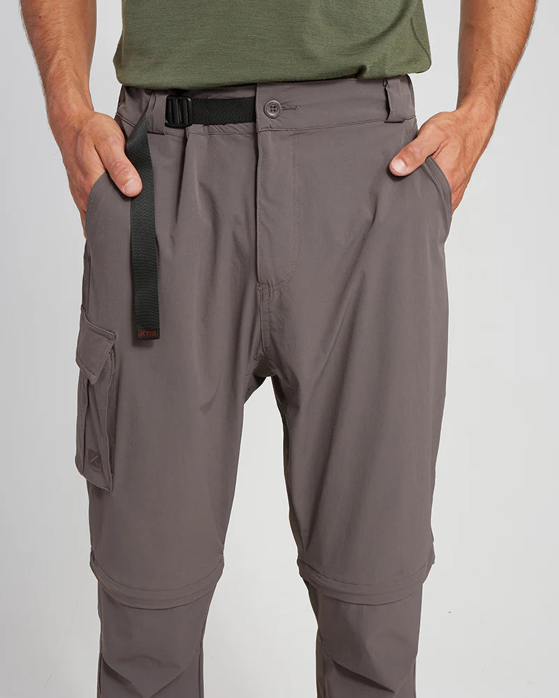 XTM STURGEON MENS ZIP-OFF HIKE PANTS PAVEMENT