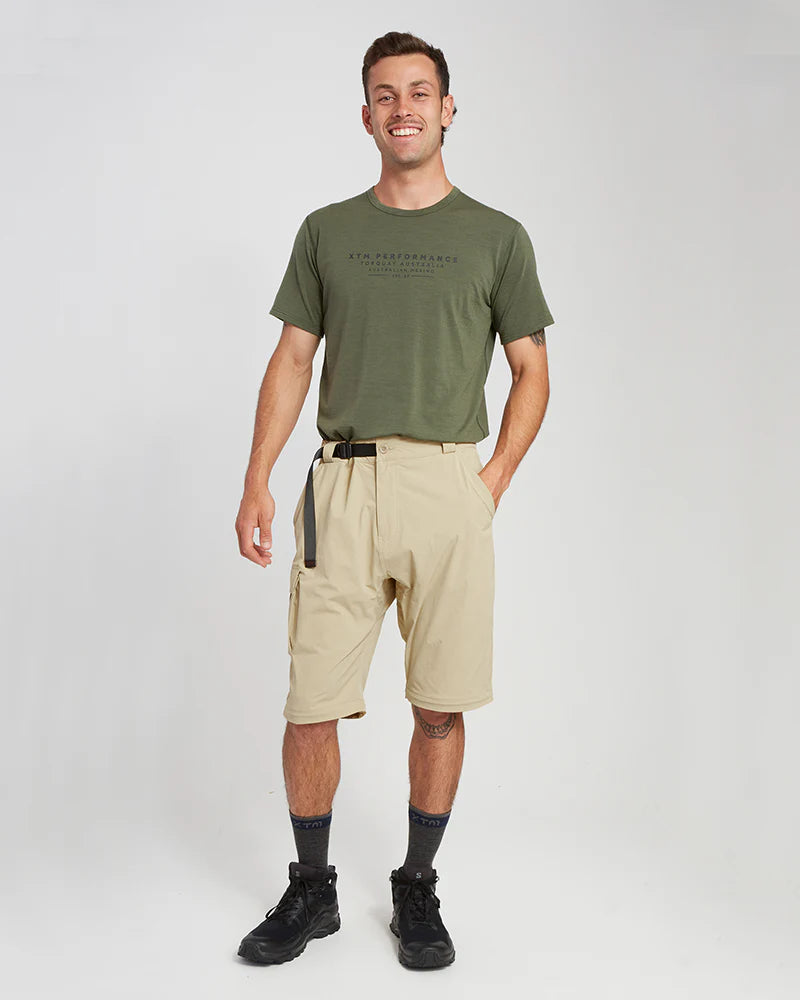 XTM STURGEON MENS ZIP-OFF HIKE PANTS SAND