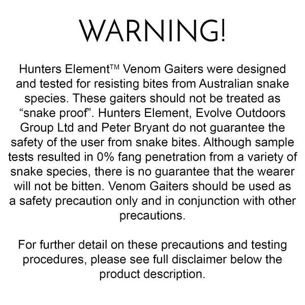 HUNTERS ELEMENT VENOM V2 GAITORS SLATE