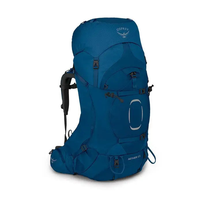 OSPREY AETHER 65L MENS HIKING BACKPACK DEEP WATER - L/XL