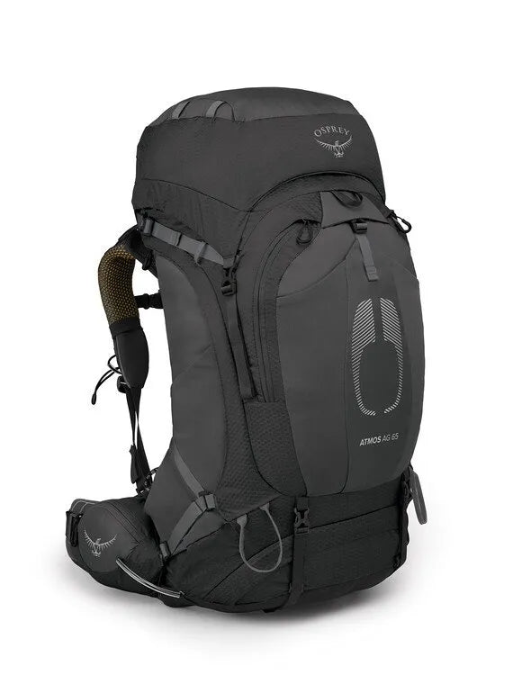 OSPREY ATMOS AG 65L MEN'S HIKING PACK BLACK - S/M