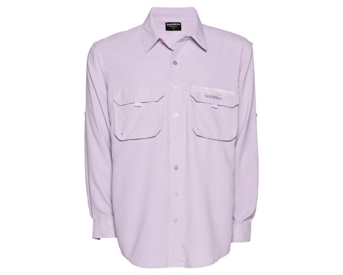 SHIMANO LADIES VENTED SHIRT LILAC