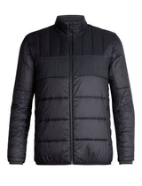 ICEBREAKER MENS STRATUS JACKET BLACK