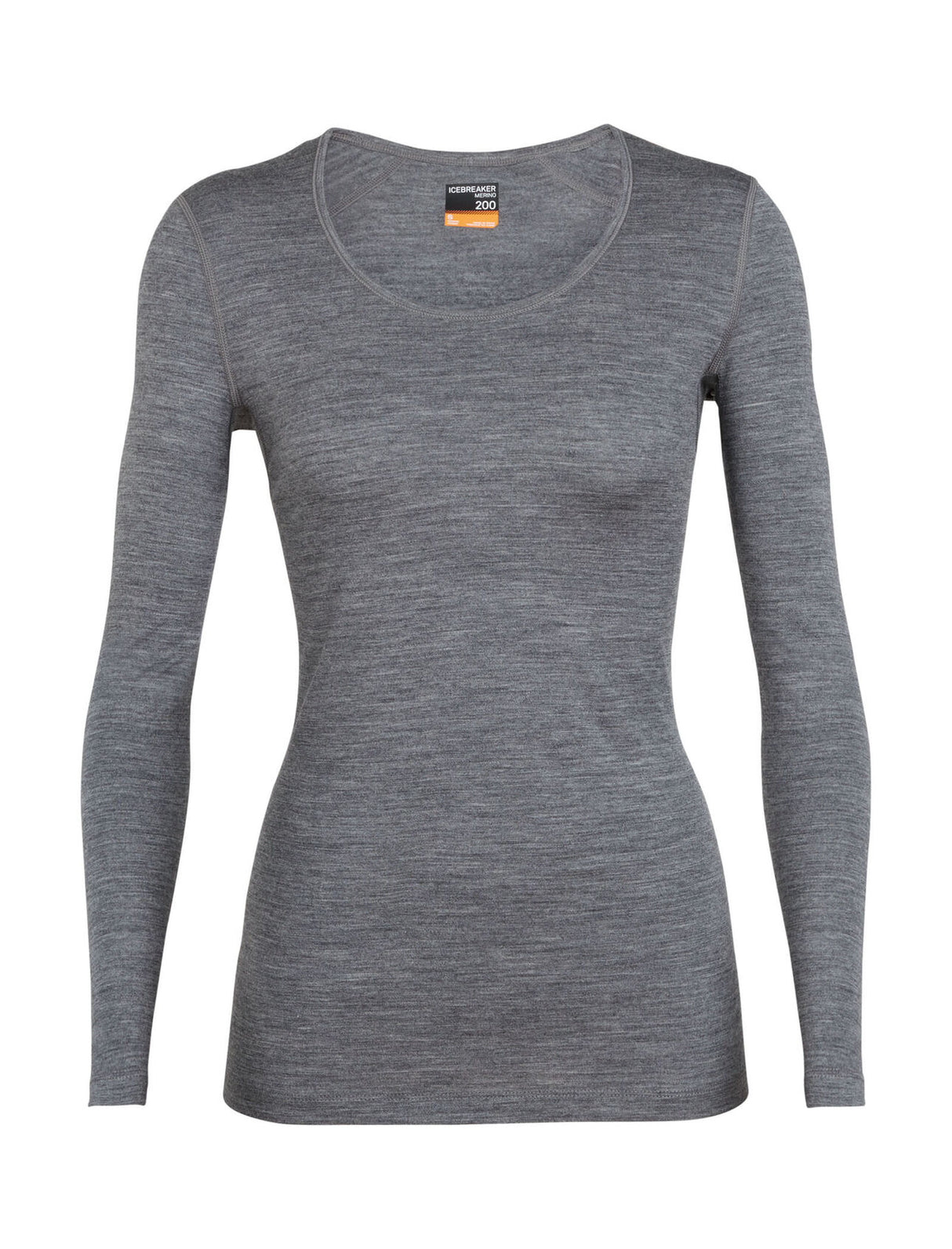 ICEBREAKER WOMENS 200 SCOOP GREY