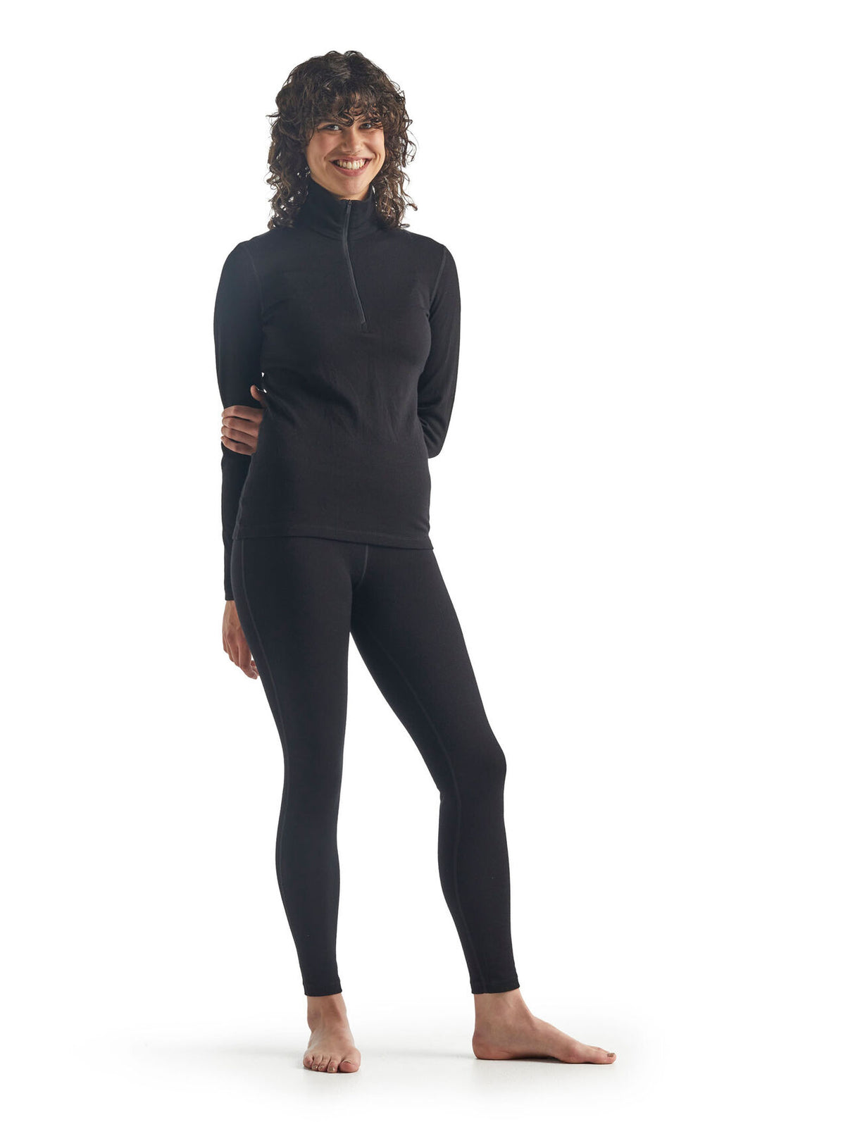 ICEBREAKER WOMENS 260 HALF ZIP LONG SLEEVE