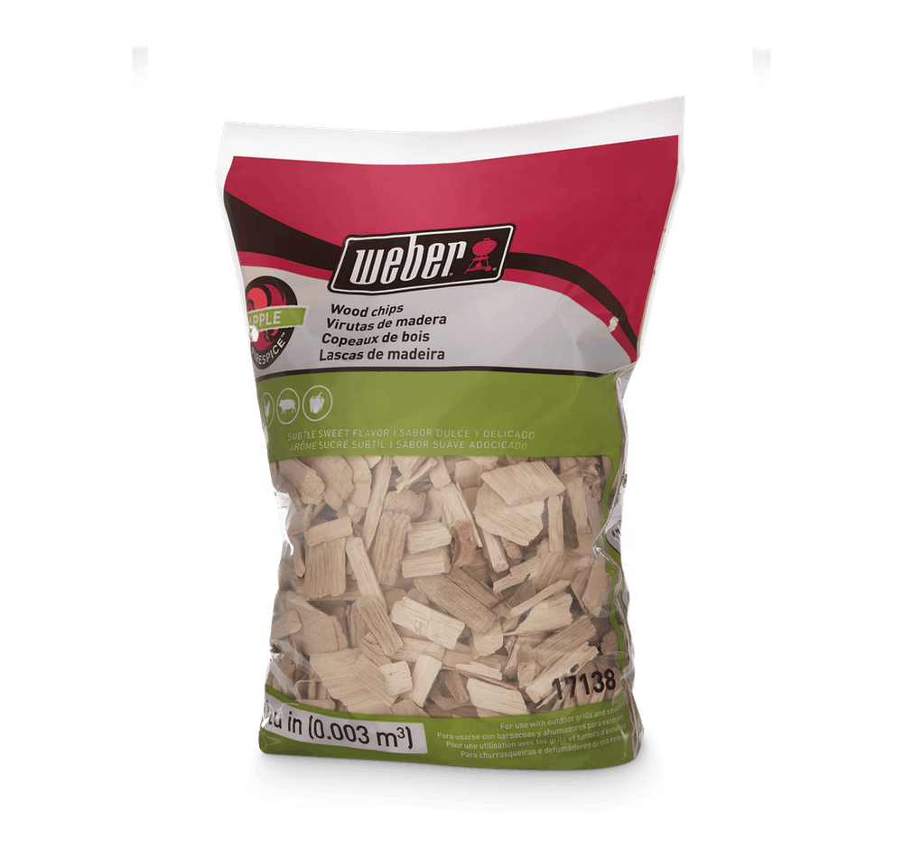 WEBER APPLE WOOD CHIPS 900G