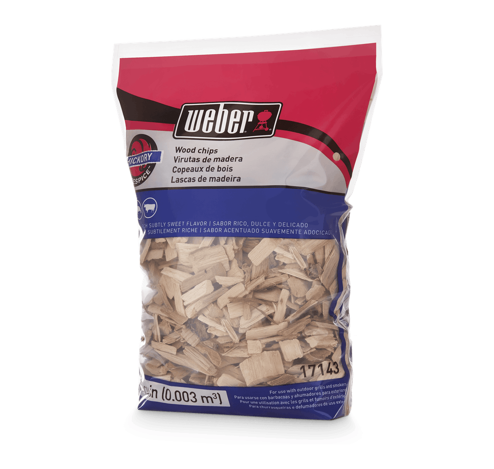 WEBER HICKORY WOOD CHIPS 900G