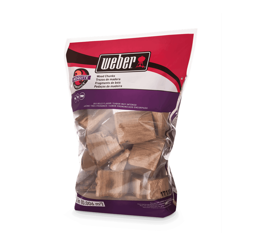 WEBER MESQUITE WOOD CHUNKS 2.3KG