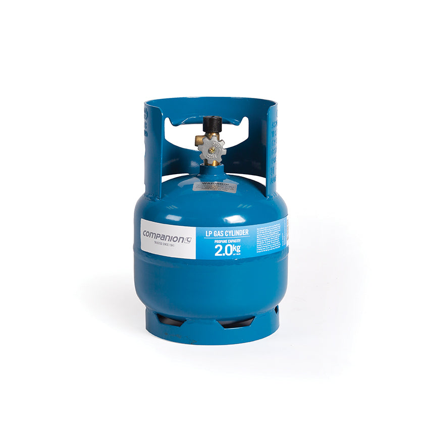 COMPANION GAS CYLINDER 2KG 3/8IN LH