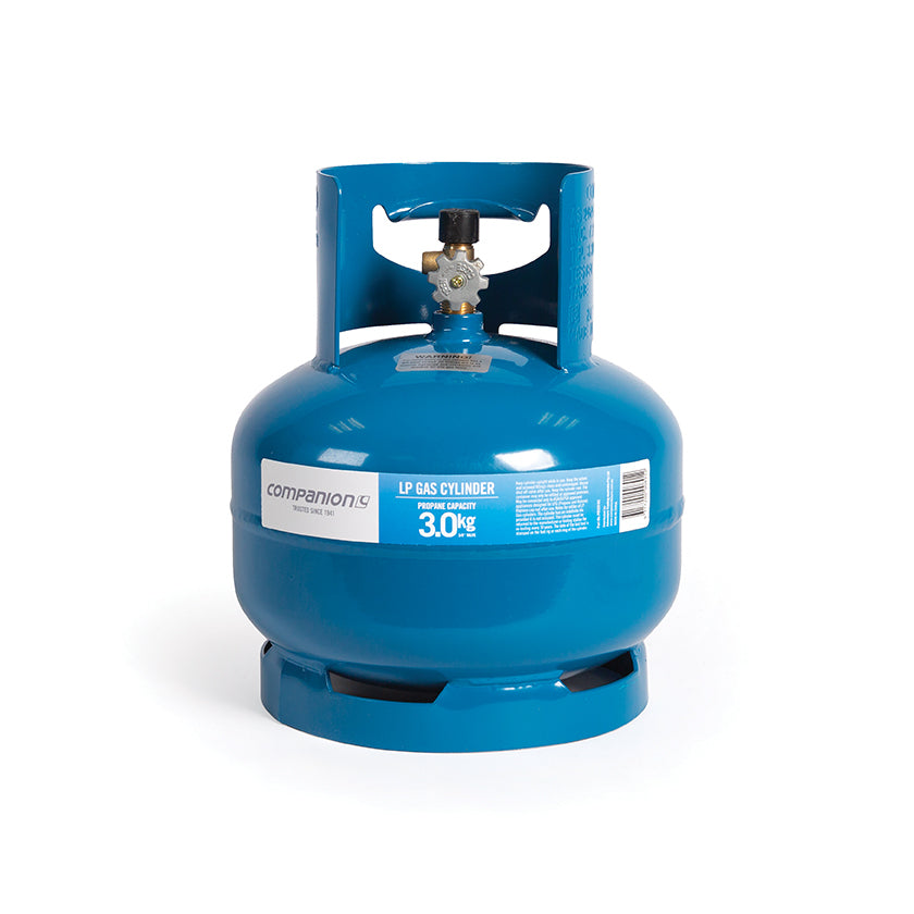 COMPANION 3KG GAS CYLINDER 3/8 LH