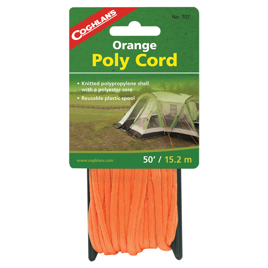 COGHLANS ORANGE POLY CORD