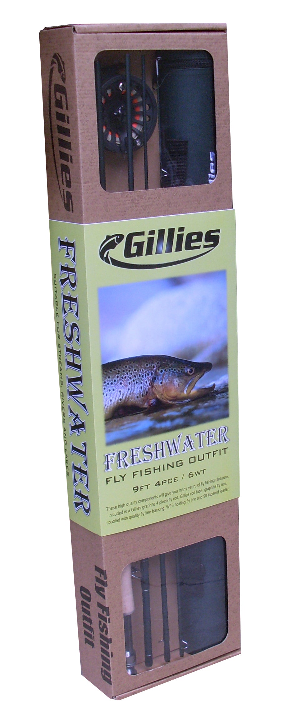 GILLIES FLY SET 4P 9FT 6WT COMBO