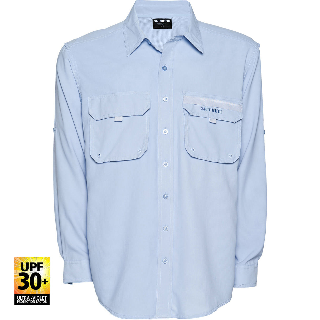 SHIMANO BOYS VENTED SHIRT BLUE