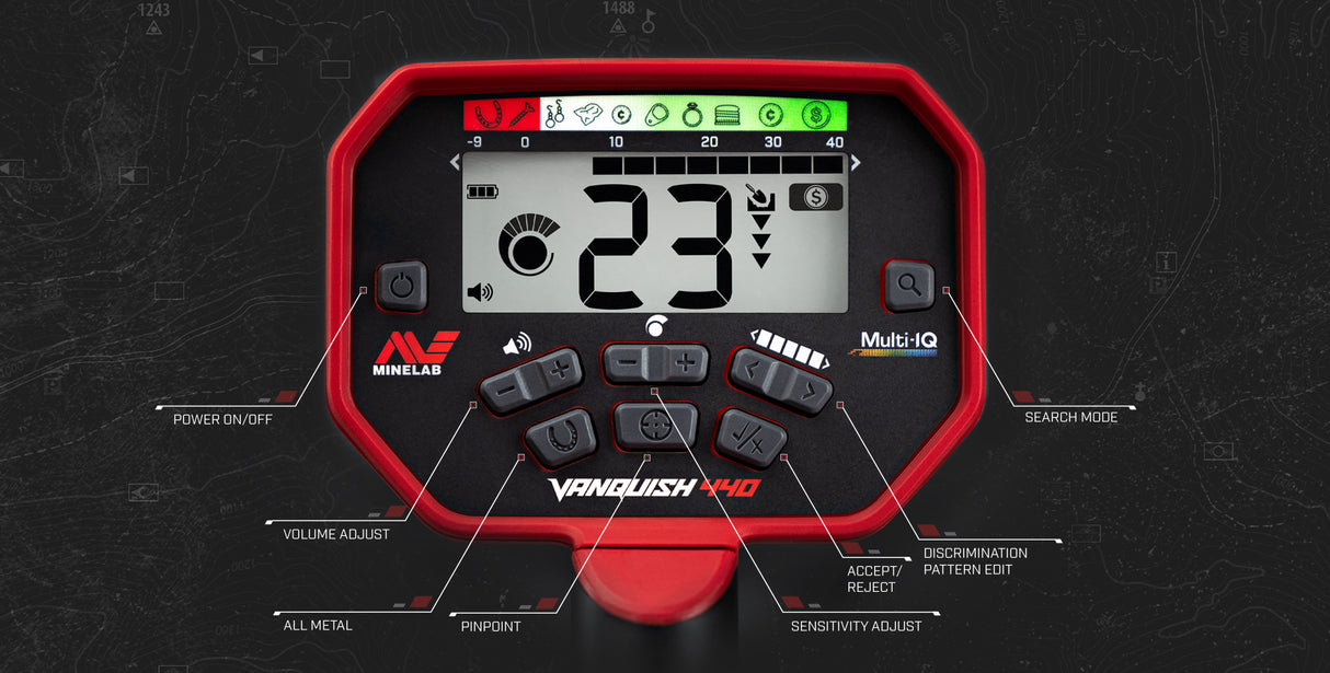 MINELAB VANQUISH 440 METAL DETECTOR