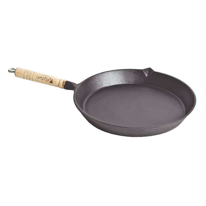 CAMPFIRE CAST IRON ROUND FRYPAN 25CM