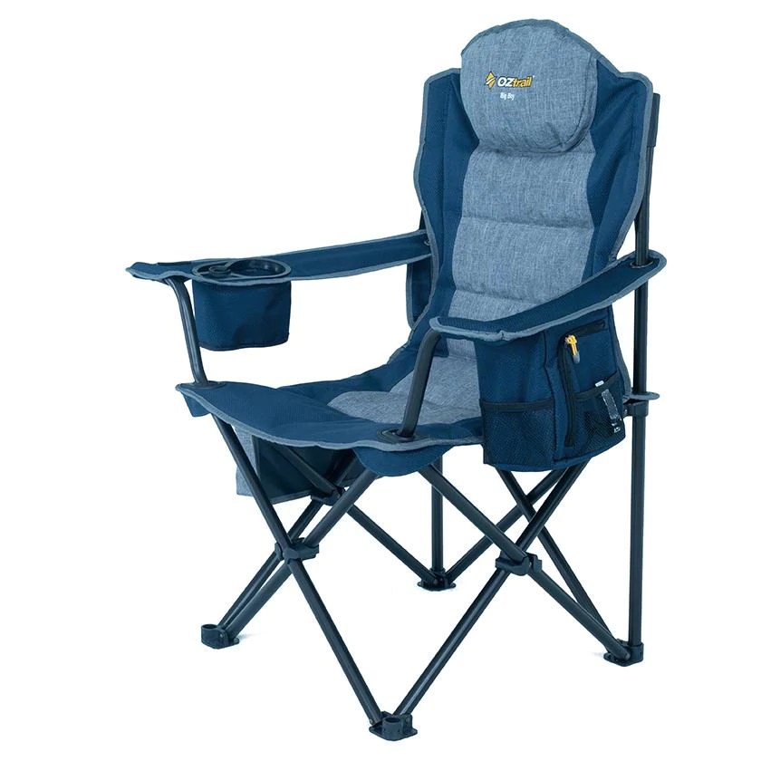 OZTRAIL BIG BOY ARM CHAIR BLUE