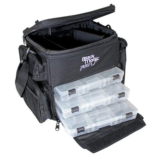 BLACK MAGIC TACKLE BAG BLACK